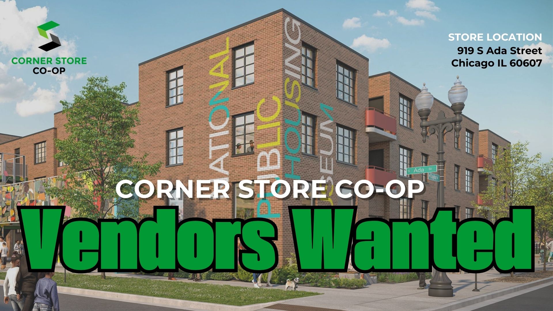 Corner Store Co-op Vendors Wanted