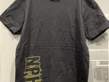 NPHM Waveform (vertical) Black T-shirt